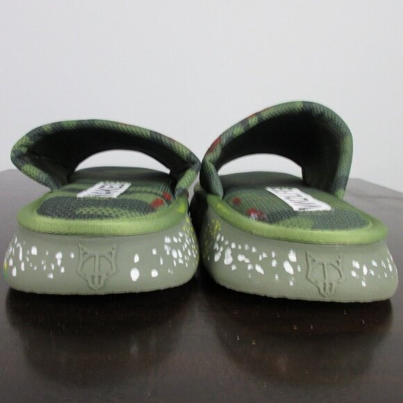 Naked Wolfe Vegas Logo Embossed Mesh Army Camo Sandals Slide 11 US Unisex 450 - Picture 6 of 8
